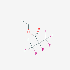 molecular formula C6H5F7O2 B3048025 2,3,3,3-四氟-2-(三氟甲基)丙酸乙酯 CAS No. 1526-49-4