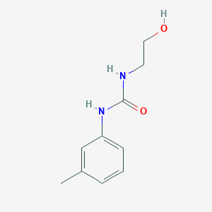 molecular formula C10H14N2O2 B3048027 1-(2-Hydroxyethyl)-3-(3-methylphenyl)urea CAS No. 15262-91-6