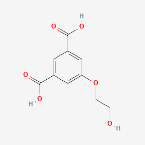 molecular formula C10H10O6 B3048032 1,3-Benzenedicarboxylic acid, 5-(2-hydroxyethoxy)- CAS No. 152845-29-9