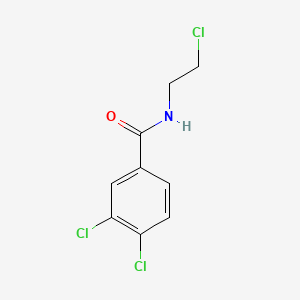 molecular formula C9H8Cl3NO B3048036 3,4-Dichloro-N-(2-chloroethyl)benzamide CAS No. 15317-17-6