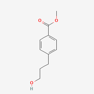 molecular formula C11H14O3 B3048046 Methyl 4-(3-hydroxypropyl)benzoate CAS No. 15403-22-2