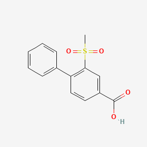 2-(Methylsulfonyl)-[1,1'-biphenyl]-4-carboxylic acid