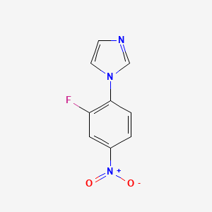 1-(2-fluoro-4-nitrophenyl)-1H-imidazole