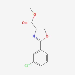 Methyl 2-(3-chlorophenyl)-1,3-oxazole-4-carboxylate