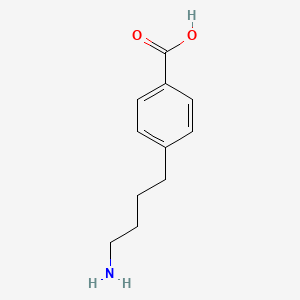 molecular formula C11H15NO2 B3048066 4-(4-Aminobutyl)benzoic acid CAS No. 15473-90-2