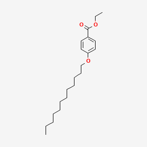 molecular formula C21H34O3 B3048070 Ethyl 4-dodecoxybenzoate CAS No. 154845-75-7
