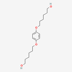 molecular formula C18H30O4 B3048071 6,6'-(1,4-Phenylenebis(oxy))bis(hexan-1-ol) CAS No. 154876-99-0