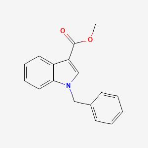 molecular formula C17H15NO2 B3048075 Methyl 1-benzylindole-3-carboxylate CAS No. 155134-26-2
