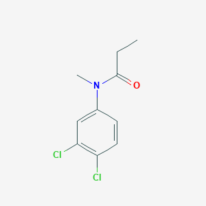 molecular formula C10H11Cl2NO B3048078 Propanamide, N-(3,4-dichlorophenyl)-N-methyl- CAS No. 15533-81-0