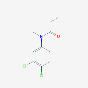 molecular formula C10H11Cl2NO B3048078 丙酰胺，N-(3,4-二氯苯基)-N-甲基- CAS No. 15533-81-0