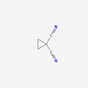 molecular formula C5H4N2 B3048086 1,1-Cyclopropanedicarbonitrile CAS No. 1559-03-1