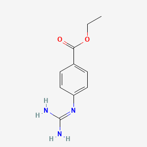 molecular formula C10H13N3O2 B3048104 4-(二氨基亚甲基氨基)苯甲酸乙酯 CAS No. 15639-51-7