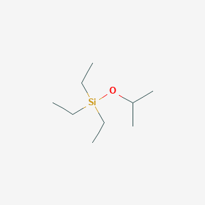 molecular formula C9H22OSi B3048114 Isopropoxy(triethyl) silane CAS No. 1571-45-5