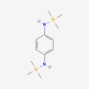 molecular formula C12H24N2Si2 B3048116 1,4-Benzenediamine, N,N'-bis(trimethylsilyl)- CAS No. 1571-74-0