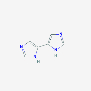molecular formula C6H6N4 B3048117 4,4'-Bi-1H-imidazole CAS No. 157255-75-9