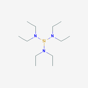 molecular formula C12H30N3Si B3048120 N,N,N',N',N'',N''-六乙基硅胺 CAS No. 15730-66-2