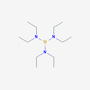 molecular formula C12H30N3Si B3048120 Tris(diethylamino)silane CAS No. 15730-66-2