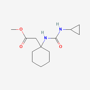 Methyl {1-[(cyclopropylcarbamoyl)amino]cyclohexyl}acetate