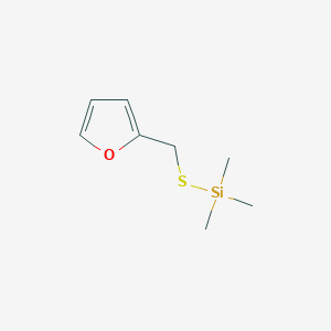 molecular formula C8H14OSSi B3048134 2-Furanmethanthiol, TMS CAS No. 1578-37-6