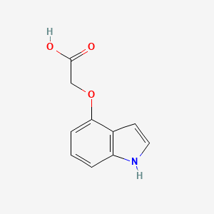 molecular formula C10H9NO3 B3048139 (1H-indol-4-yloxy)acetic acid CAS No. 157889-29-7