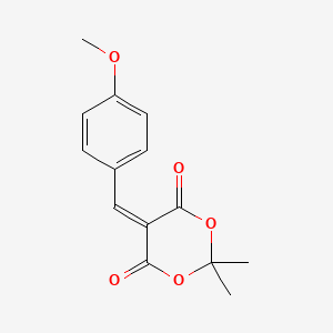 5-(4-Methoxybenzylidene)-2,2-dimethyl-1,3-dioxane-4,6-dione