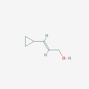 molecular formula C6H10O B3048164 3-Cyclopropyl-2-propene-1-ol CAS No. 158956-34-4