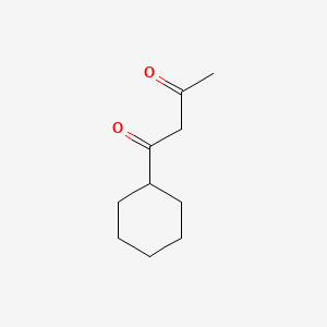 molecular formula C10H16O2 B3048177 1-Cyclohexylbutane-1,3-dione CAS No. 15972-15-3