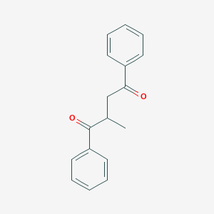 molecular formula C17H16O2 B3048181 1,4-Butanedione, 2-methyl-1,4-diphenyl- CAS No. 15982-59-9