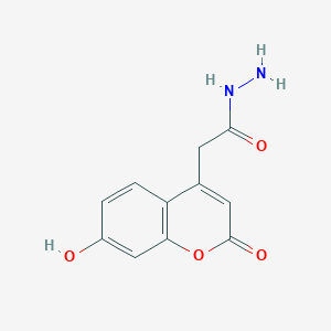 2-(7-hydroxy-2-oxo-2H-chromen-4-yl)acetohydrazide