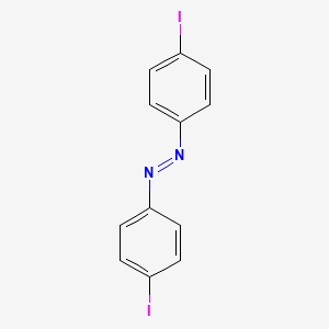 molecular formula C12H8I2N2 B3048190 Diazene, bis(4-iodophenyl)- CAS No. 1601-97-4