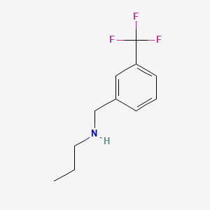 Benzenemethanamine, N-propyl-3-(trifluoromethyl)-