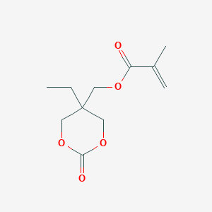 (5-Ethyl-2-oxo-1,3-dioxan-5-yl)methyl 2-methylprop-2-enoate