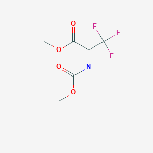 methyl (2E)-2-ethoxycarbonylimino-3,3,3-trifluoropropanoate
