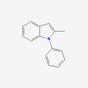 molecular formula C15H13N B3048230 2-甲基-1-苯基-1H-吲哚 CAS No. 16176-77-5