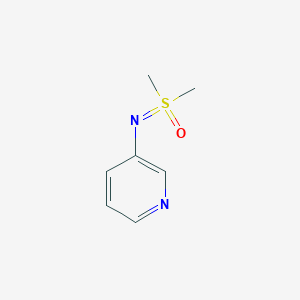 molecular formula C7H10N2OS B3048243 Dimethyl[(pyridin-3-yl)imino]-lambda6-sulfanone CAS No. 1621962-58-0