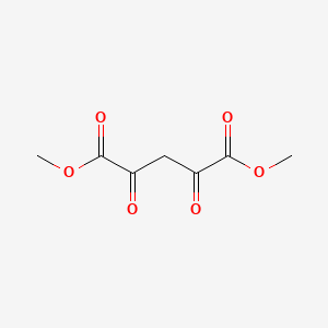 molecular formula C7H8O6 B3048244 2,4-二氧戊二酸二甲酯 CAS No. 162253-71-6