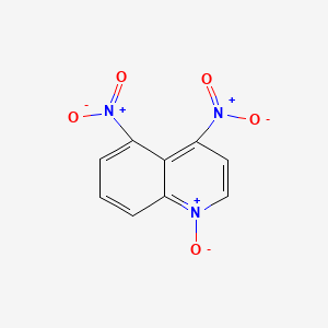 molecular formula C9H5N3O5 B3048248 4,5-二硝基喹啉 1-氧化物 CAS No. 16238-73-6