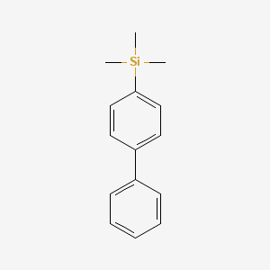 molecular formula C15H18Si B3048251 4-(Trimethylsilyl)biphenyl CAS No. 1625-88-3
