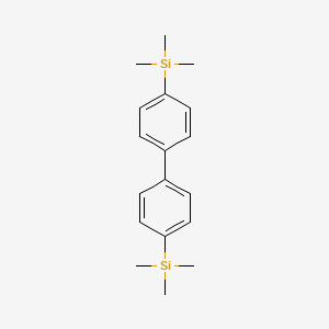molecular formula C18H26Si2 B3048252 4,4'-Bis(trimethylsilyl)biphenyl CAS No. 1625-89-4