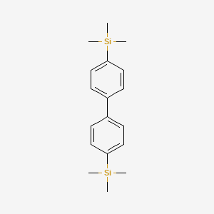 molecular formula C18H26Si2 B3048252 4,4'-双(三甲基甲硅烷基)联苯 CAS No. 1625-89-4