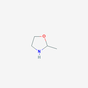 molecular formula C4H9NO B3048253 Oxazolidine, 2-methyl- CAS No. 16250-70-7
