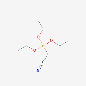 molecular formula C8H17NO3Si B3048258 (Triethoxysilyl)acetonitrile CAS No. 1627-94-7
