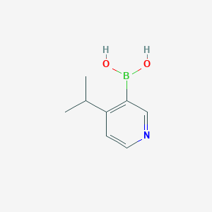 molecular formula C8H12BNO2 B3048261 (4-Isopropylpyridin-3-yl)boronic acid CAS No. 1627723-05-0