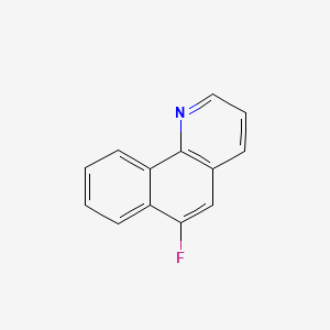 molecular formula C13H8FN B3048281 6-氟苯并[h]喹啉 CAS No. 163275-59-0
