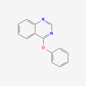 molecular formula C14H10N2O B3048288 4-苯氧基喹唑啉 CAS No. 16347-97-0
