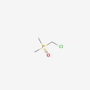 molecular formula C3H8ClOP B3048298 氧化膦，(氯甲基)二甲基- CAS No. 1638-75-1