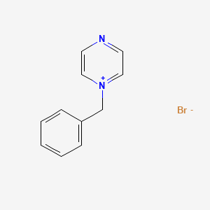 molecular formula C11H11BrN2 B3048299 1-Benzyl-1-pyrazinium Bromide CAS No. 163800-97-3