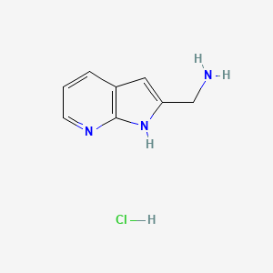 (1H-Pyrrolo[2,3-b]pyridin-2-yl)methanamine dihydrochloride