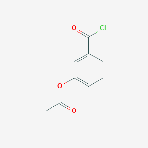 molecular formula C9H7ClO3 B3048338 3-(Chlorocarbonyl)phenyl acetate CAS No. 16446-73-4