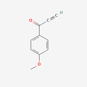 molecular formula C10H8O2 B3048345 2-丙炔-1-酮，1-(4-甲氧基苯基)- CAS No. 16469-68-4